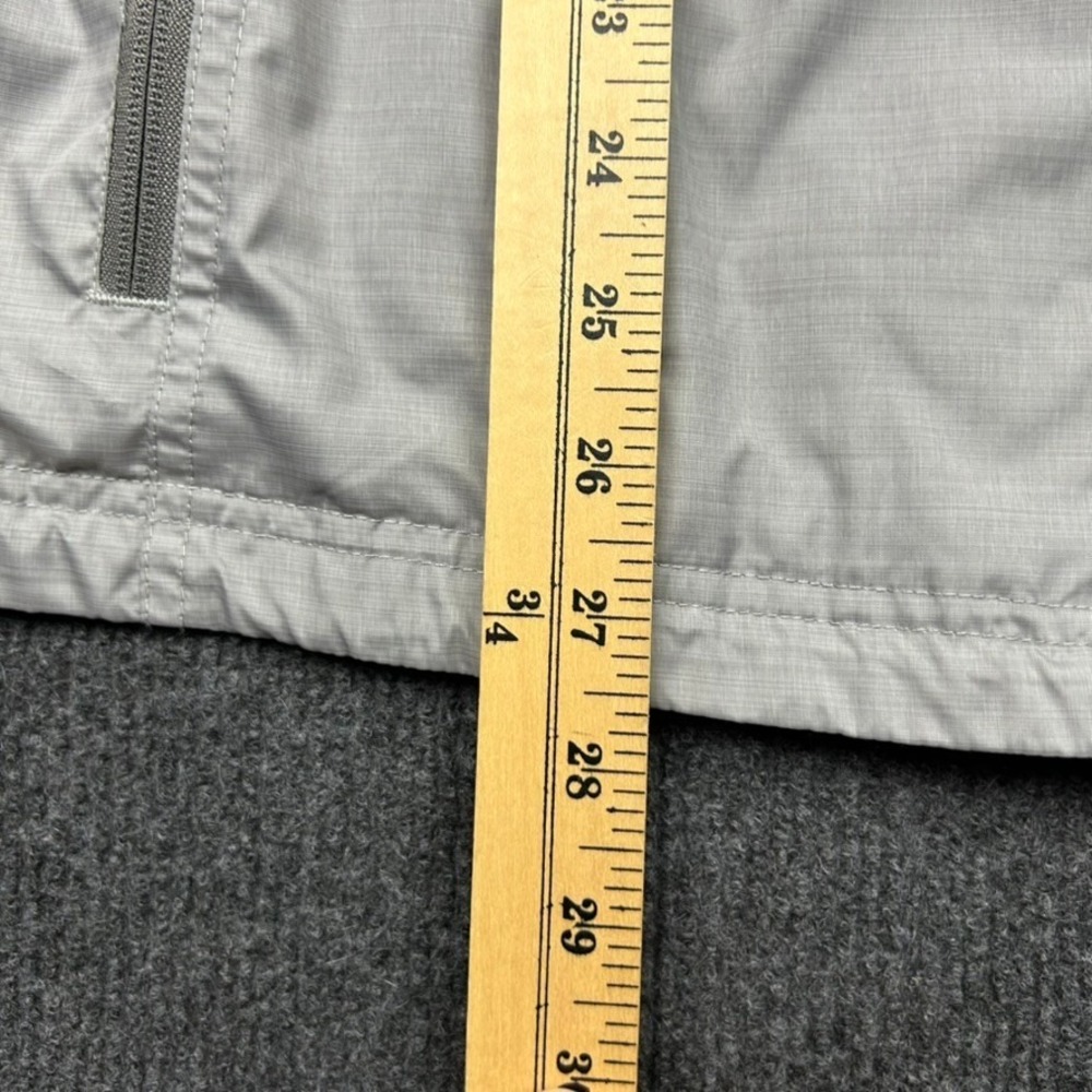 LL Bean Women's XL PET Jacket Long Sleeve Gray Two Tone Windbreaker Full Zip - Picture 11 of 12